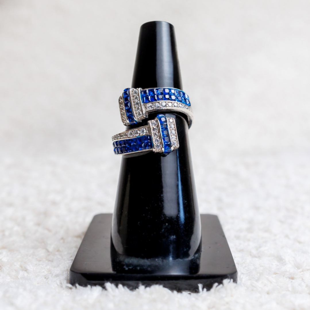 RINGS INV BLUE R117-1