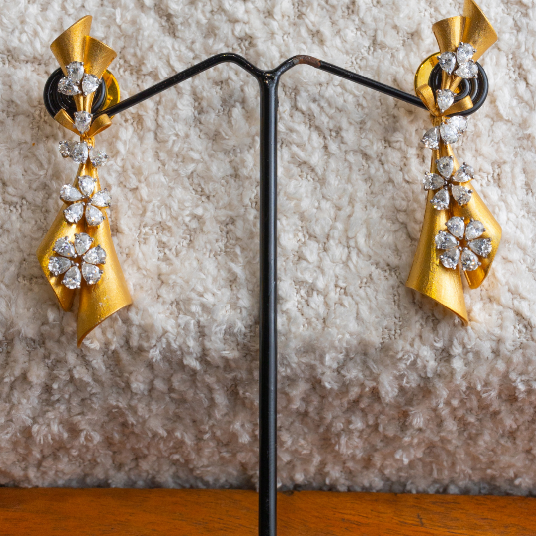 EARRINGS ER GLD R109-2