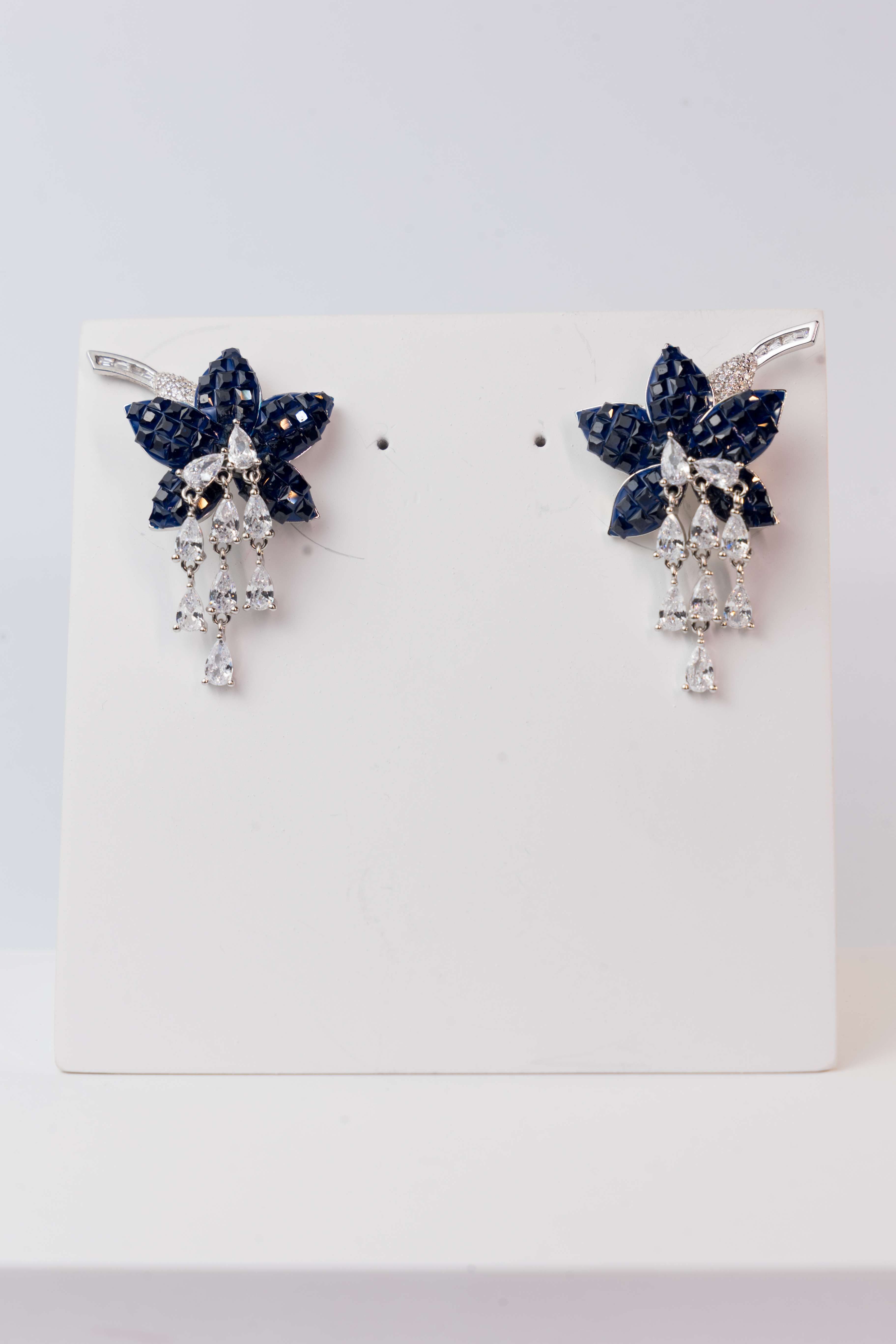 LAZULINE FLOWER EARING-2